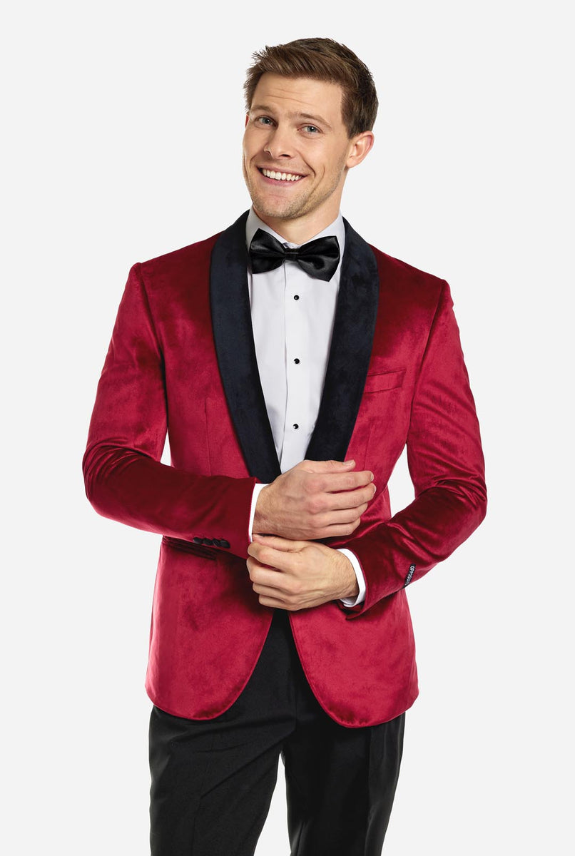 Dinner Jacket Xmas Velvet Blazer Men Opposuits Deluxe OppoSuits