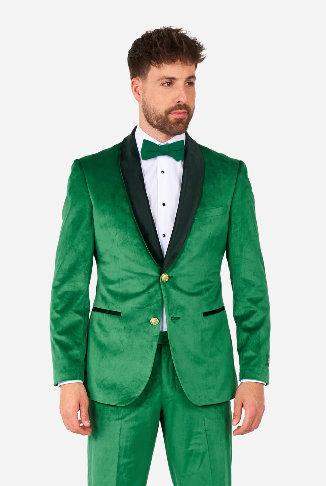 Velvet Verdant Patrick's Day Tuxedo OppoSuits - Main Image