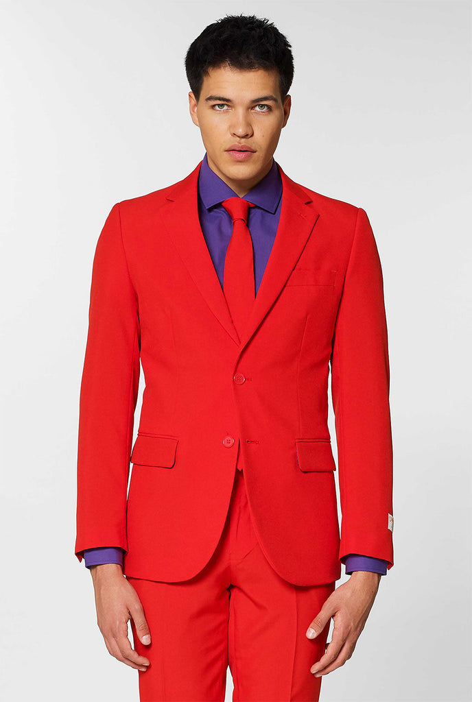 Red Suit For Men Formal Suits For All Ocassions