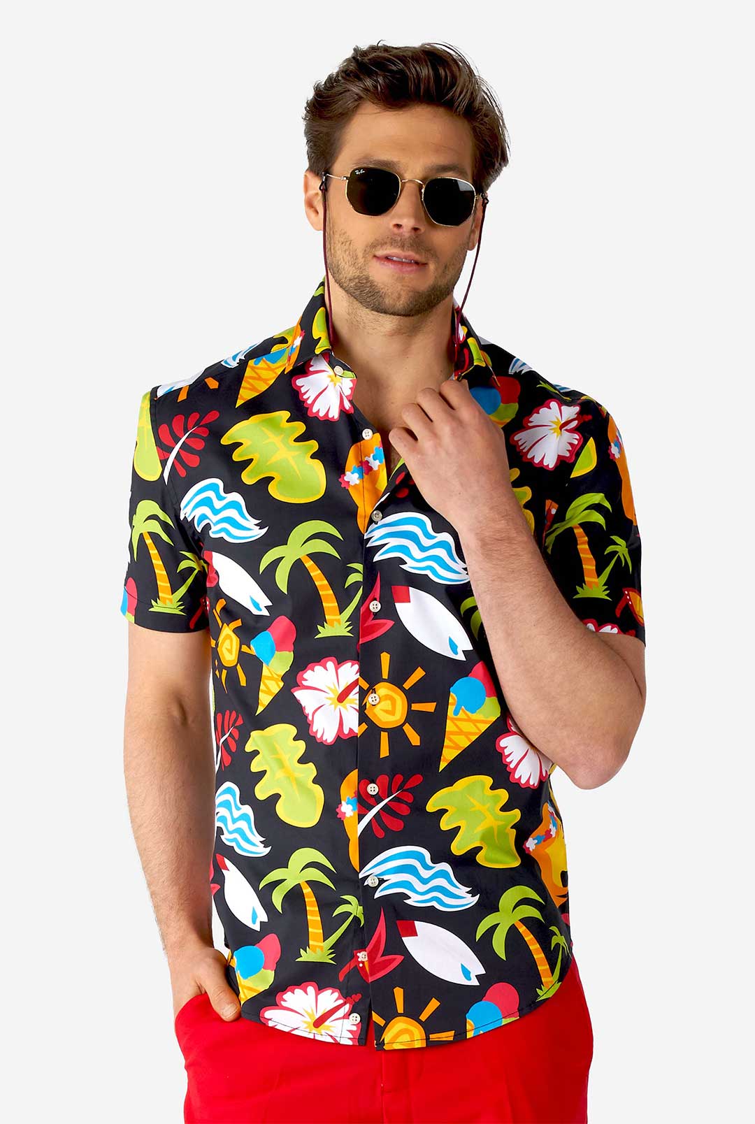 Floral Hipster - Hawaiian Shirt Shop UK