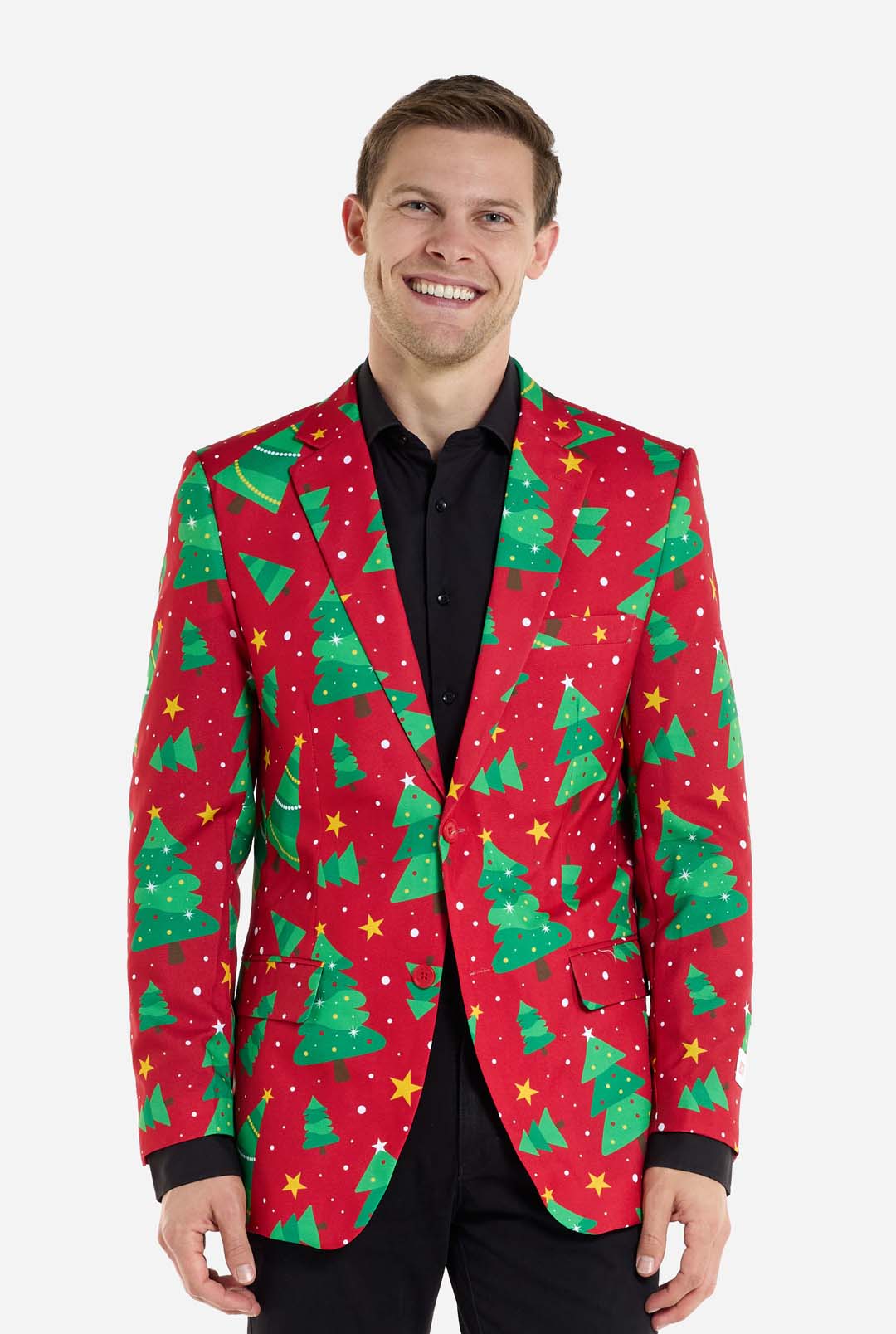 Christmas Trees Stars Christmas Blazer OppoSuits