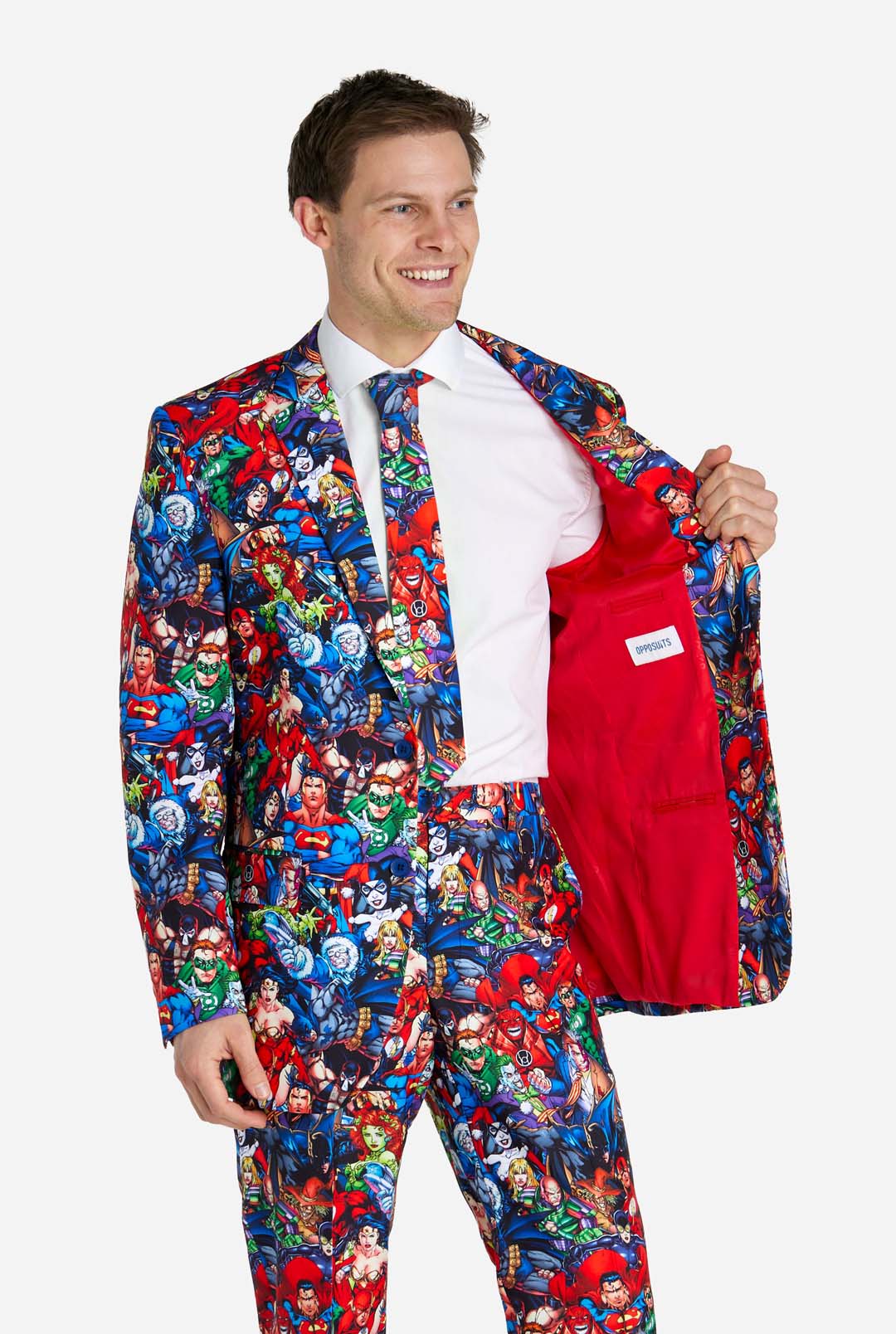 Fun Suits DC Heroes Suit | DC Comics Mens Suit | OppoSuits