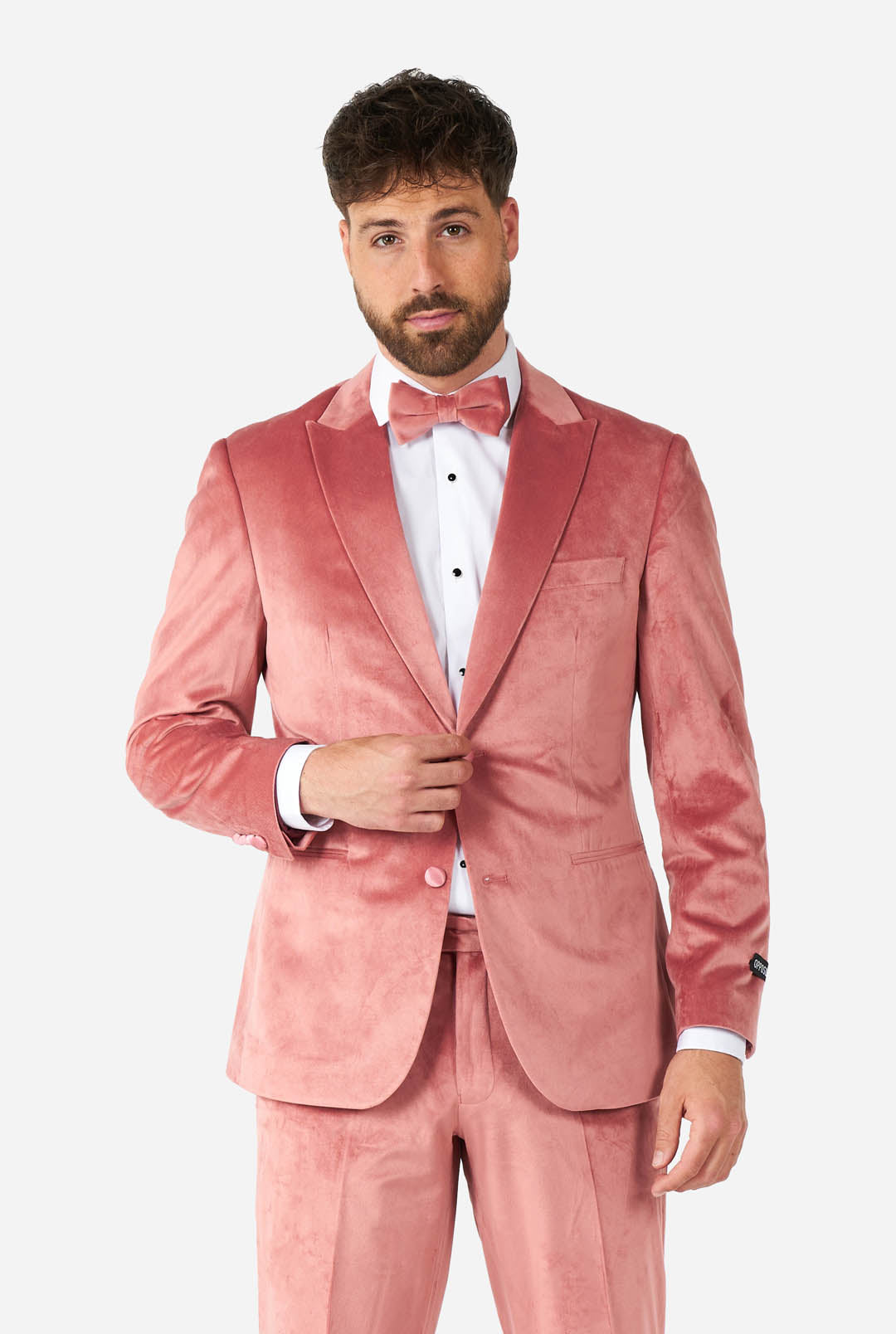 Velour mens suit hotsell