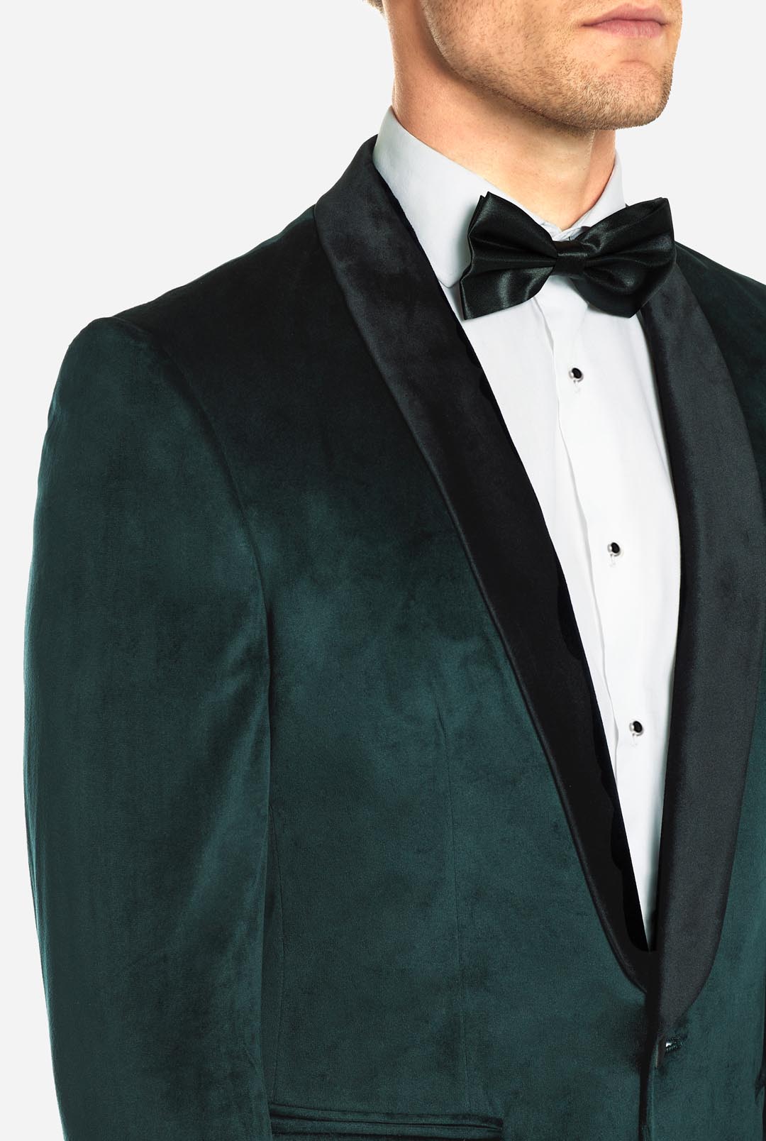 Mens green dinner jacket top