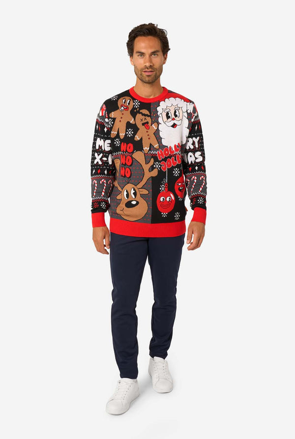 Merry Jinglejoy Christmas Sweater