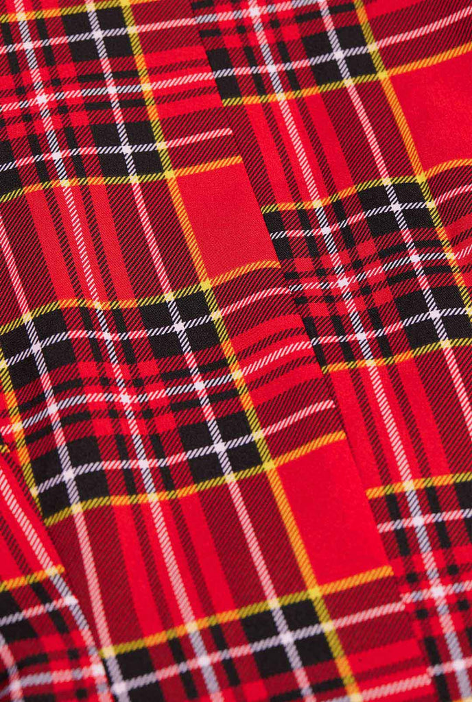 Women wearing tartan womens blazer